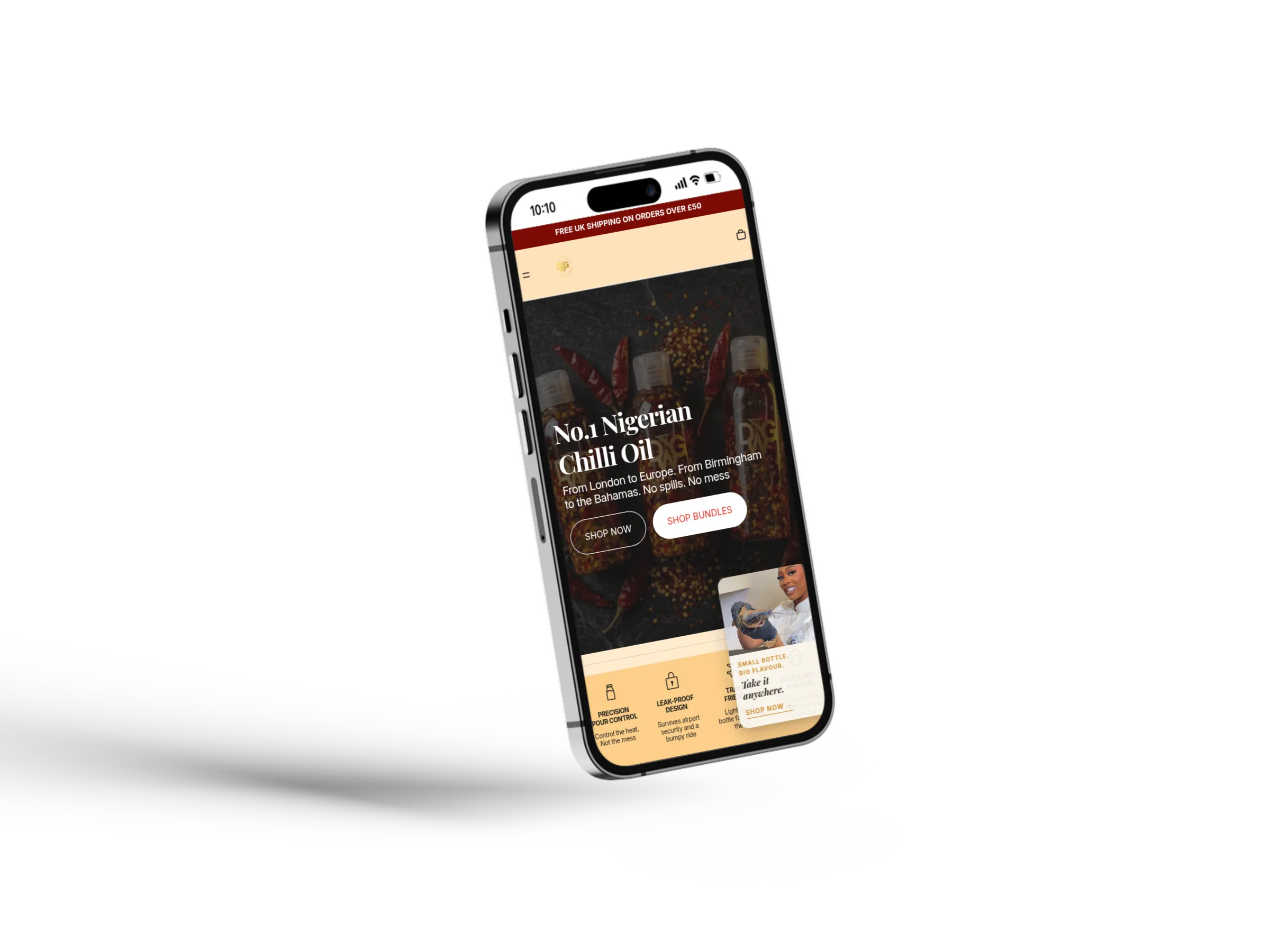 Dining With Gold — Mobile-first, by design.